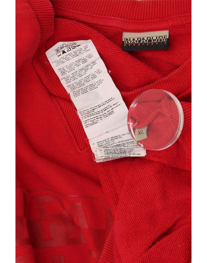 NAPAPIJRI Hanorac Geographic Graphic Jumper XL Bumbac Roșu