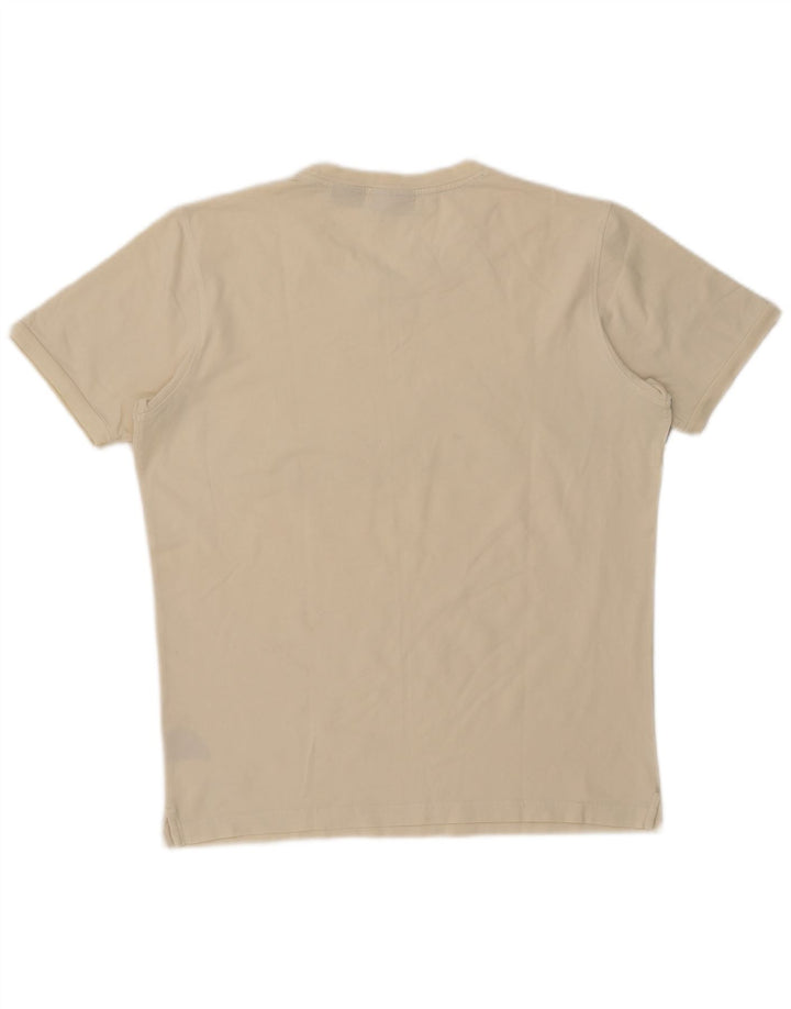 Tricou grafic Fila pentru bărbați Top mare din bumbac alb