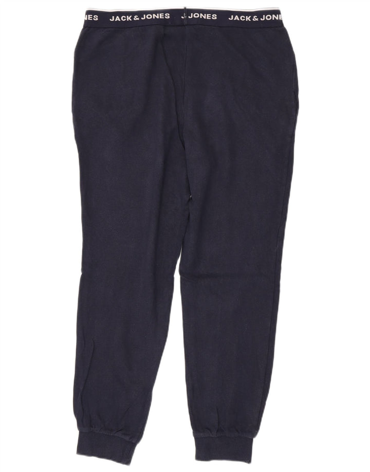 JACK & JONES Pantaloni de trening grafic pentru bărbați Pantaloni de jogging Mediu Bleumarin