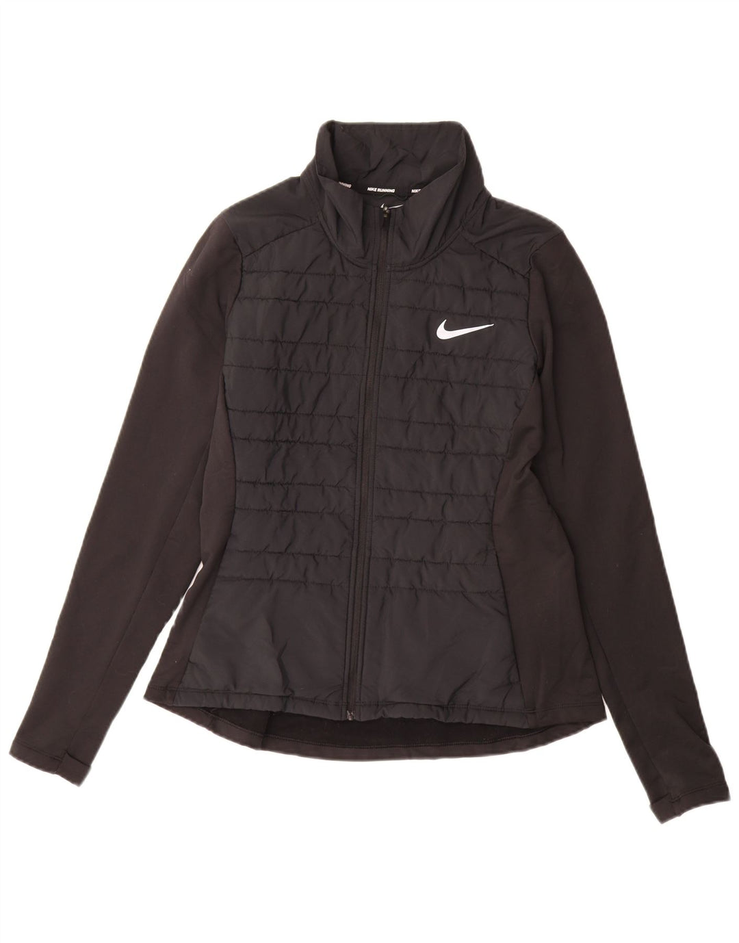 Jachetă de trening NIKE pentru femei UK 14 Medium Black Spandex