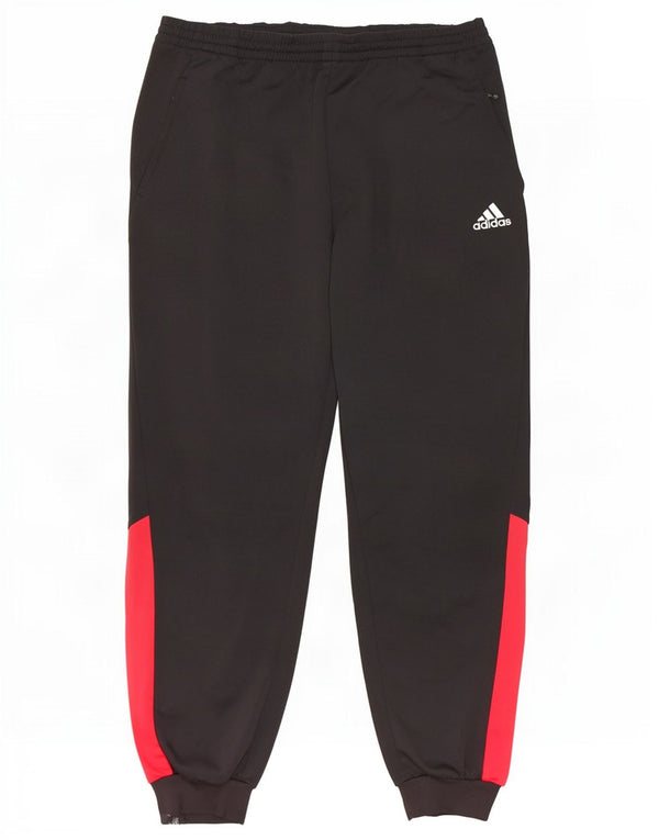 Pantaloni de trening pentru bărbați Adidas Pantaloni de jogging UK 48/50 XL Negru Colorblock