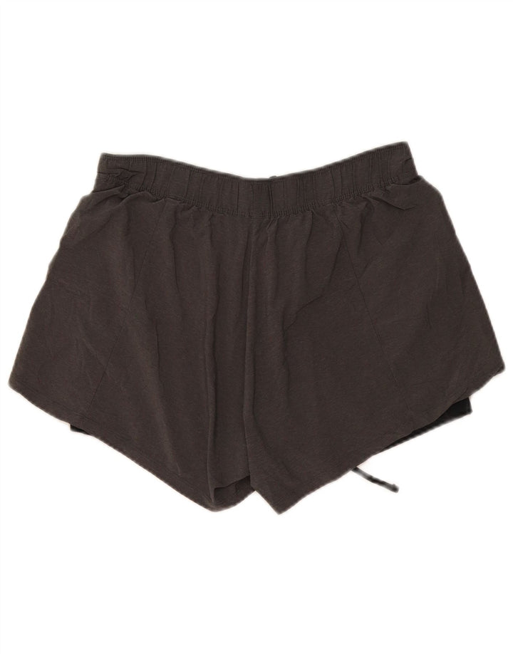 Pantaloni scurți sport Nike pentru femei UK 14, mari, gri, color block