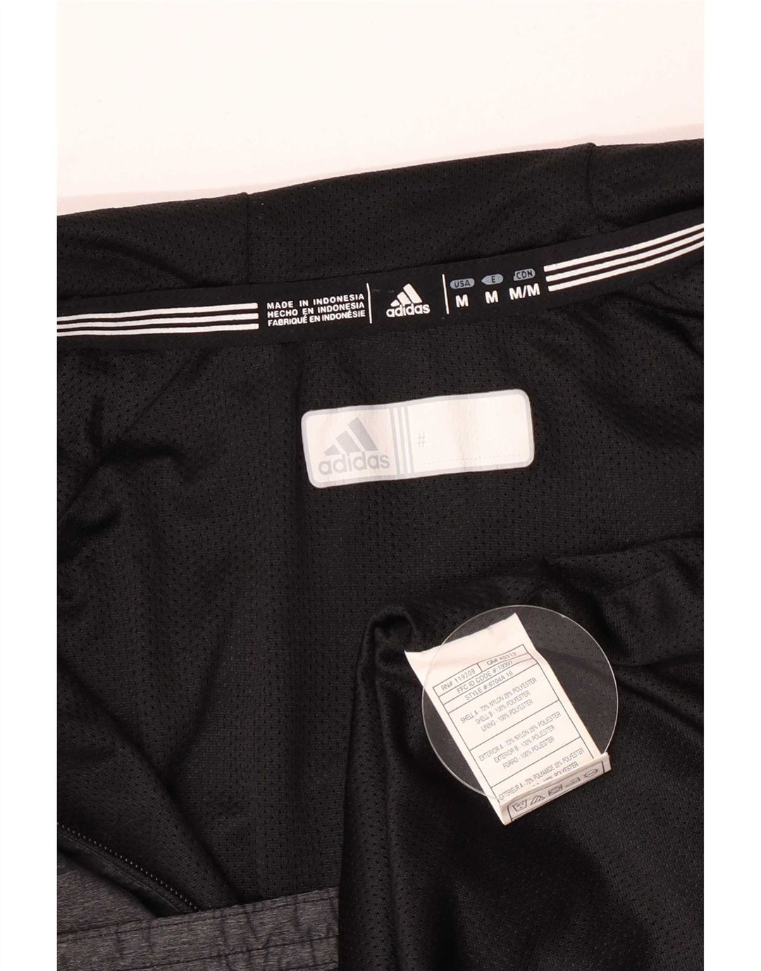 Jachetă de ploaie Redhawk Graphic Adidas pentru bărbați UK 38 Medium Gri Colorblock