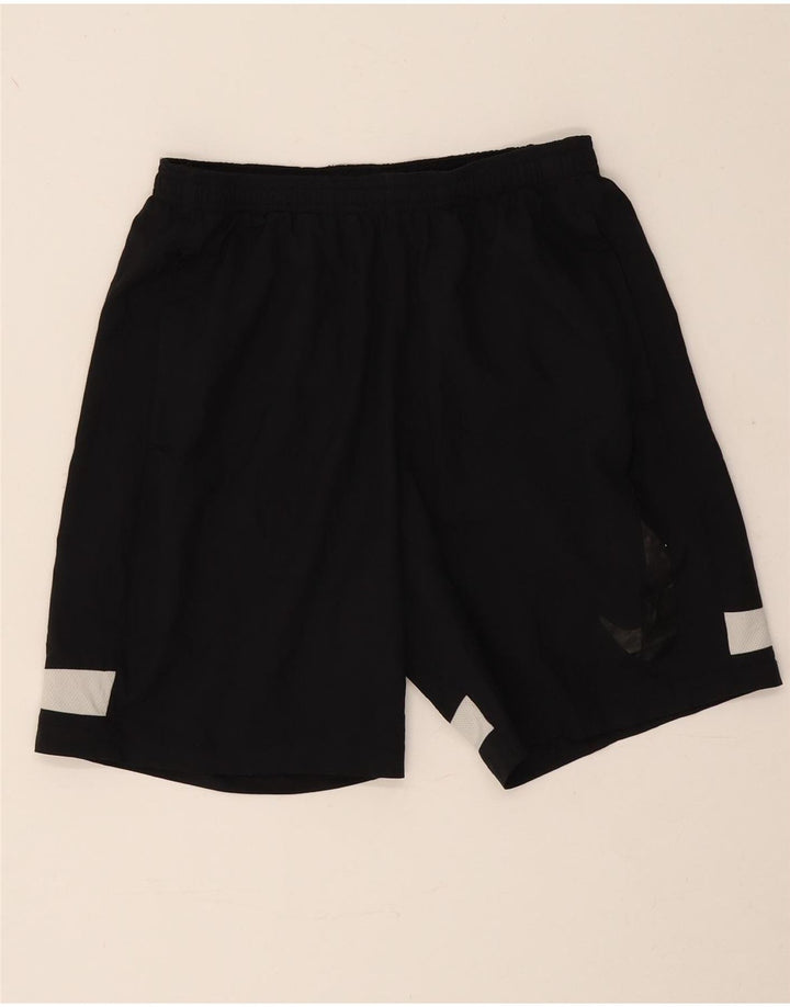 Pantaloni scurți sport Nike Dri Fit Graphic pentru bărbați, negru mediu, poliester color bloc