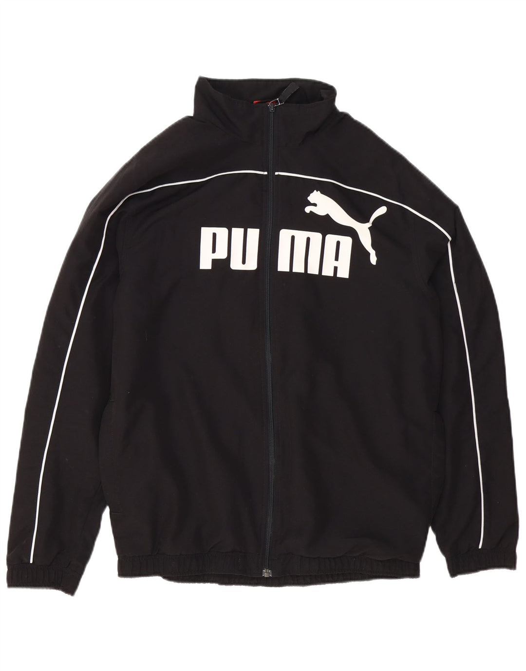 Jachetă de trening grafică PUMA pentru bărbați, mică, neagră