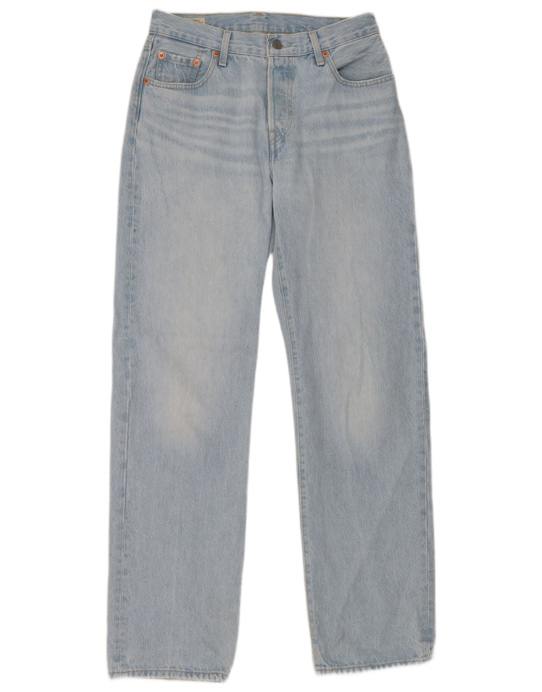 Blugi drepti pentru femei Levi's 501 W25 L32 Bumbac albastru