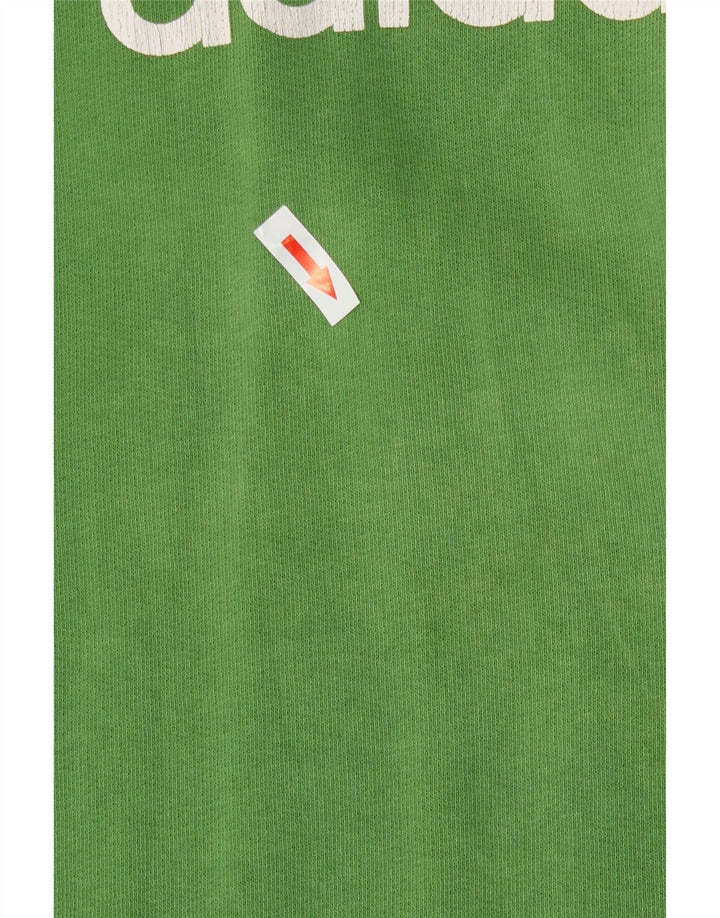 Adidas Boys Graphic Top mânecă lungă 15-16 ani bumbac verde