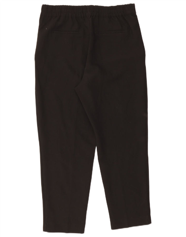 Pantaloni chino conici pentru femei Zara L33 L27 Poliester negru