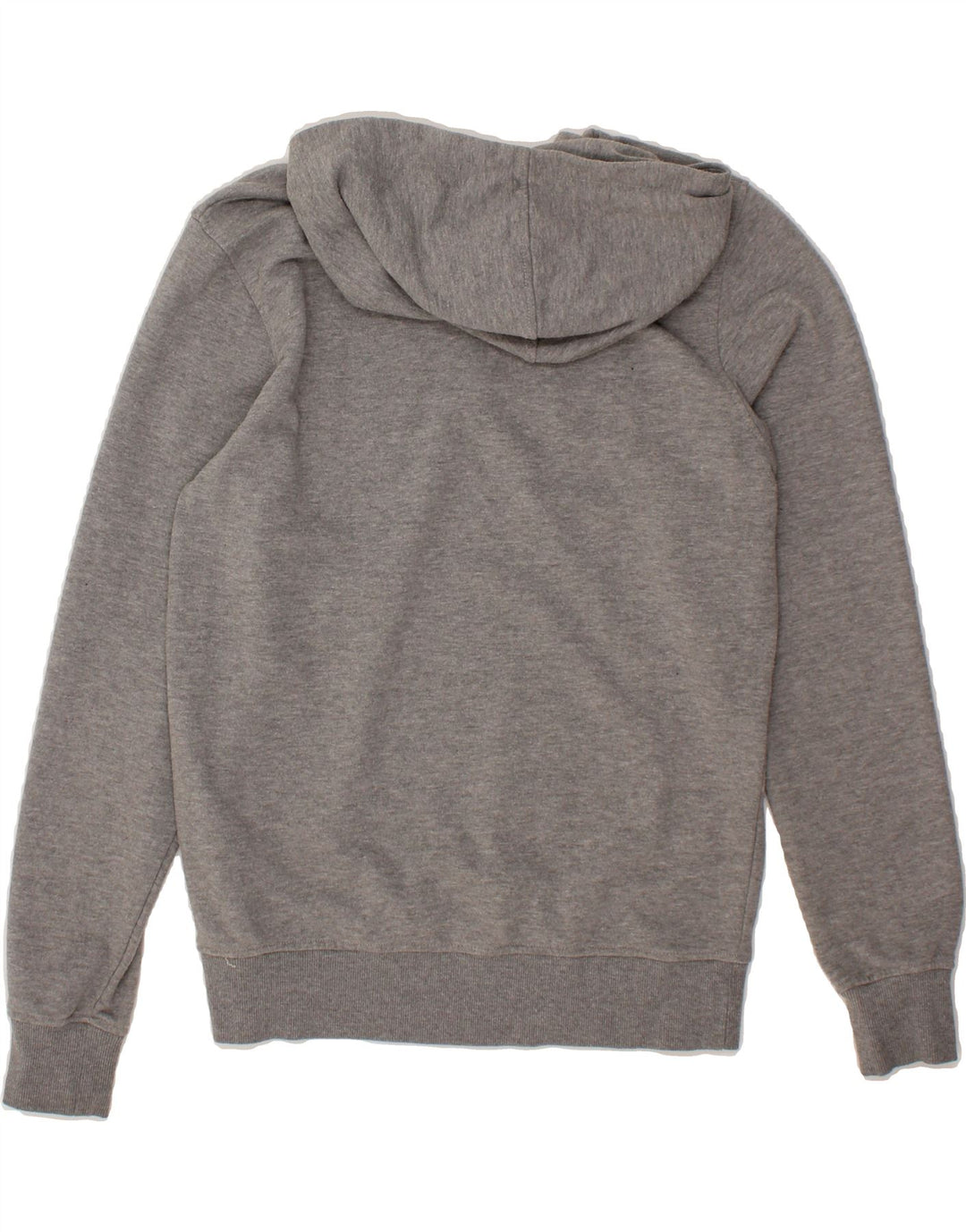 JACK & JONES Mens Graphic Hoodie Jumper Medium Grey Polyester Vintage Jack & Jones and Second-Hand Jack & Jones from Messina Hembry 