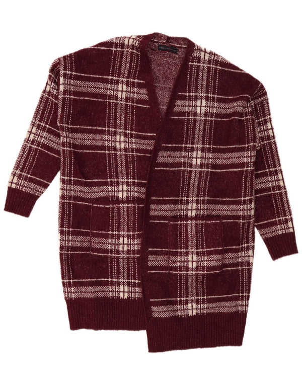 Pulover cardigan cu paragate pentru femei Marks & Spencer UK 18 XL Bordeaux