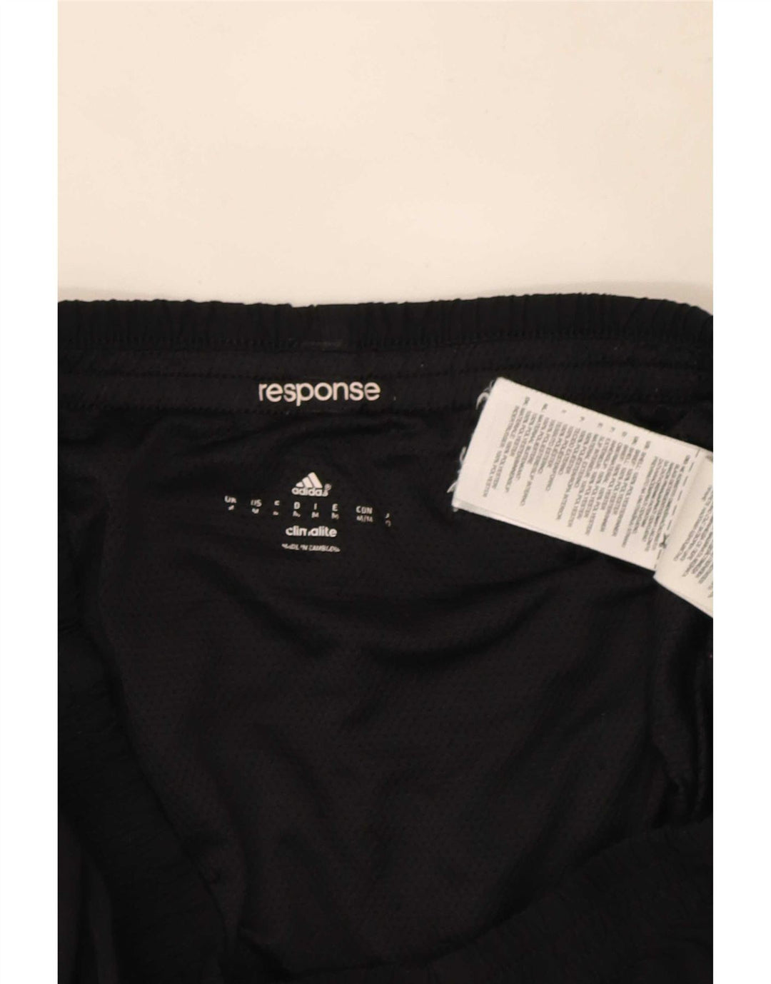 Pantaloni scurți sport pentru bărbați Adidas Climalite, poliester mediu negru