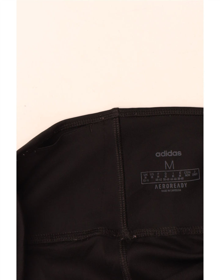 Leggings Aeroready ADIDAS pentru femei UK 12/14 Poliester mediu negru