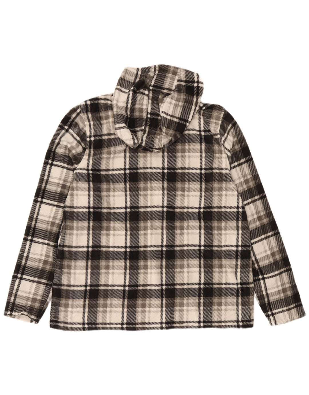 Pulover O'Neill pentru bărbați, cu glugă, cu fermoar și gât, din lână, 2XL, poliester cu carouri gri