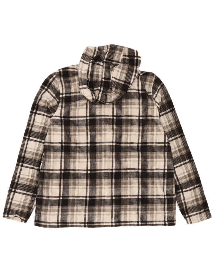 Pulover O'Neill pentru bărbați, cu glugă, cu fermoar și gât, din lână, 2XL, poliester cu carouri gri