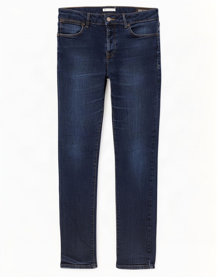 Blugi slim pentru bărbați Topman W32 L32 bumbac bleumarin