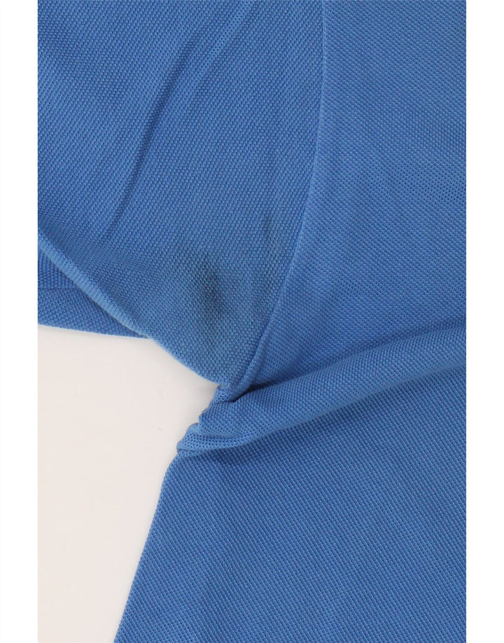 Tricou polo Lacoste pentru baieti 11-12 ani bumbac albastru