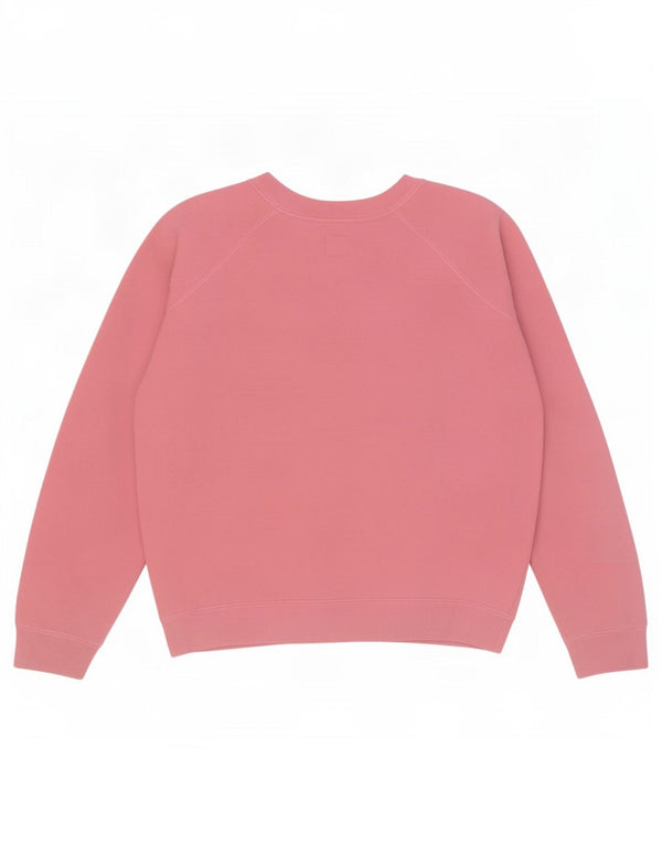 Jack Wills Pulover supradimensionat pentru femei UK 8 Bumbac roz mic