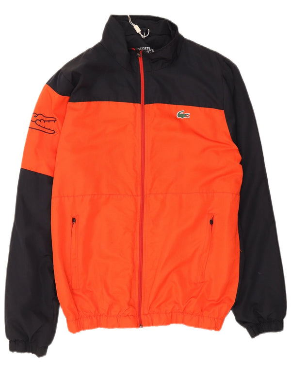 Jachetă de trening grafică pentru bărbați Lacoste Mărimea 4 Medium Black Colorblock