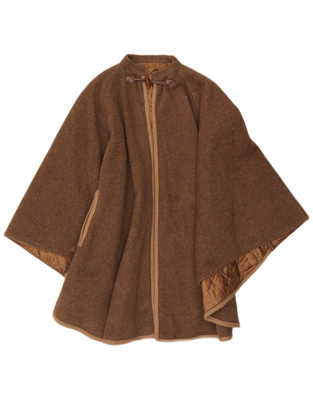 Poncho Vintage pentru damă, mărime unica, maro