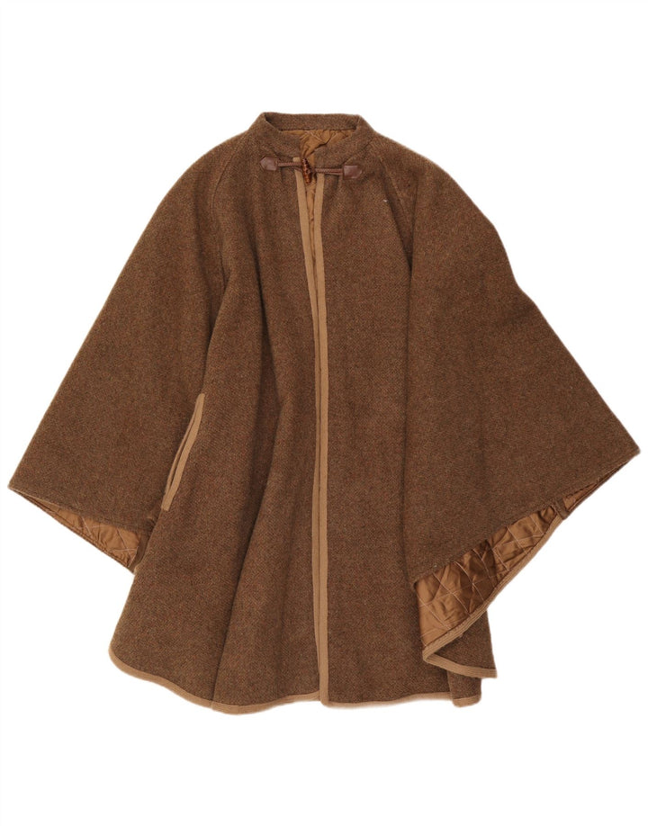 Poncho Vintage pentru damă, mărime unica, maro
