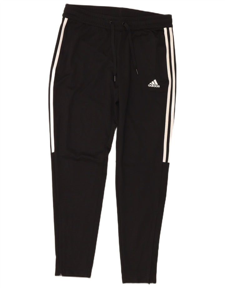 Pantaloni de trening Adidas Aeroready pentru femei UK 14 Poliester mediu negru