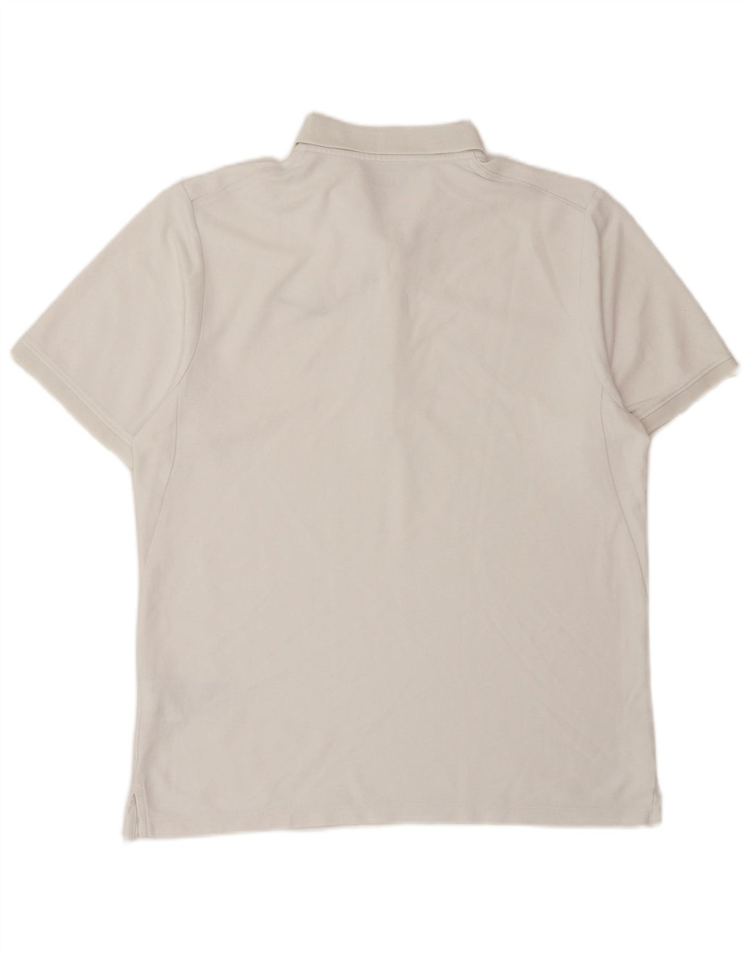 Tricou polo NIKE pentru bărbați, bumbac alb mediu