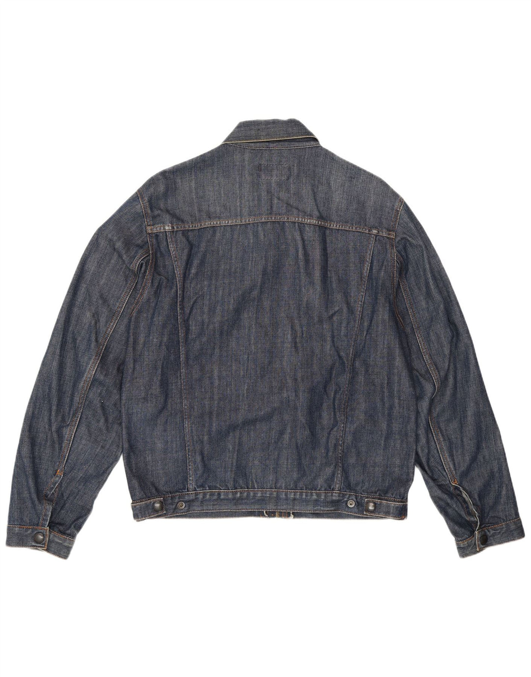 Jachetă de denim pentru bărbați Casucci UK 38, bumbac albastru mediu