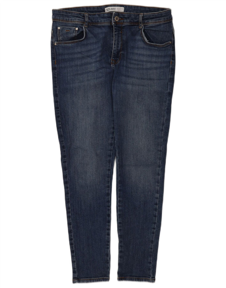 Blugi slim dama Zara EU 42 Large W32 L28 Albastru