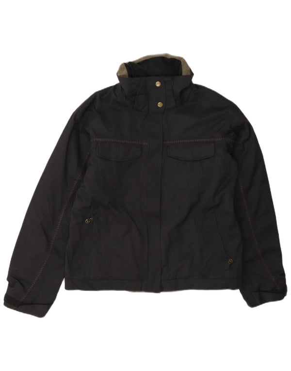 Jachetă Windbreaker pentru femei Columbia UK 14 Medium Black Nylon