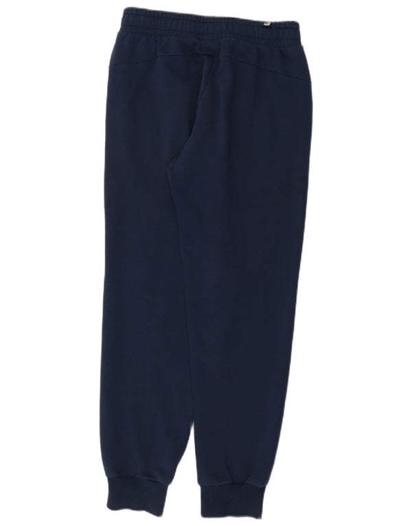 Pantaloni de trening cu grafică Puma pentru bărbați Pantaloni de jogging mici Bumbac bleumarin