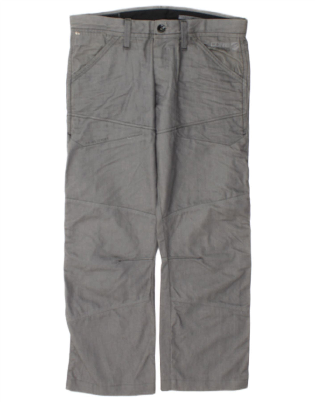 Pantaloni chino drepți pentru bărbați Jack & Jones W32 L27 gri