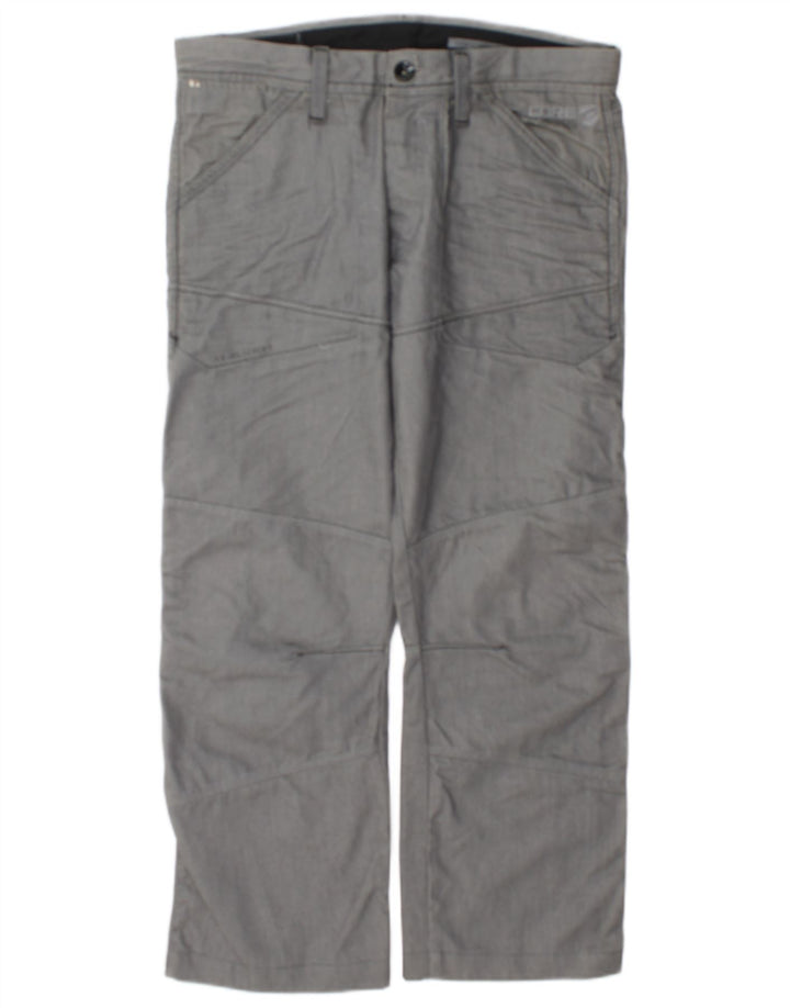 Pantaloni chino drepți pentru bărbați Jack & Jones W32 L27 gri