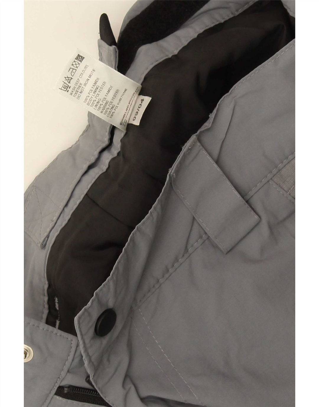 Marks & Spencer Pantaloni casual drepti pentru bărbați Poliester gri mic