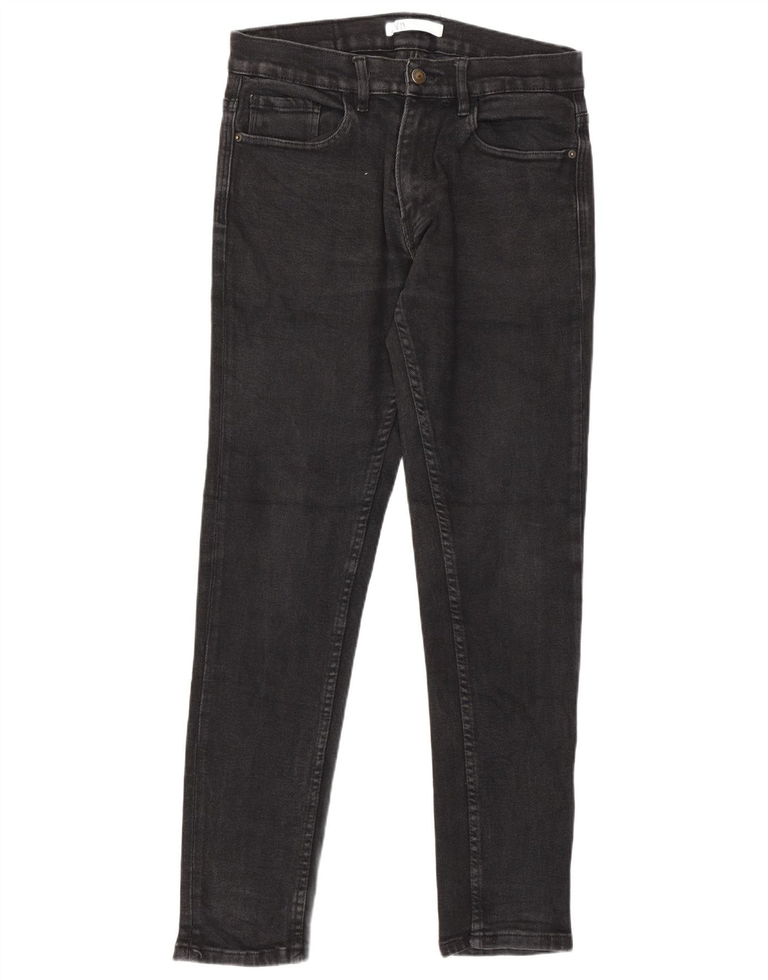 Blugi slim pentru bărbați Zara EU 42 Large W32 L30 Gri