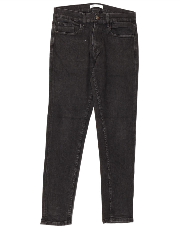Blugi slim pentru bărbați Zara EU 42 Large W32 L30 Gri