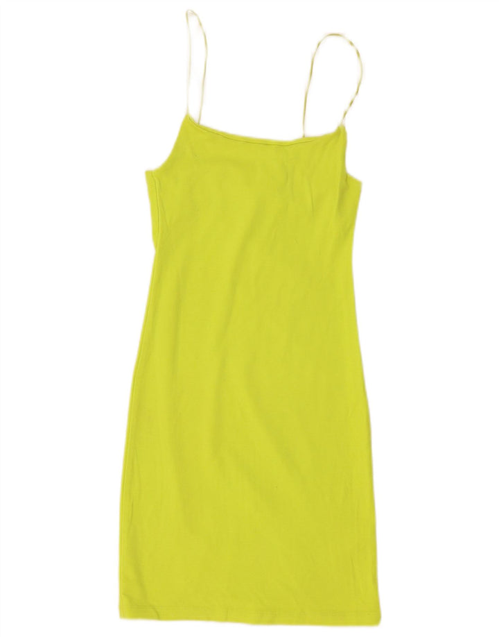 Rochie de soare pentru femei Zara UK 12, bumbac verde mediu