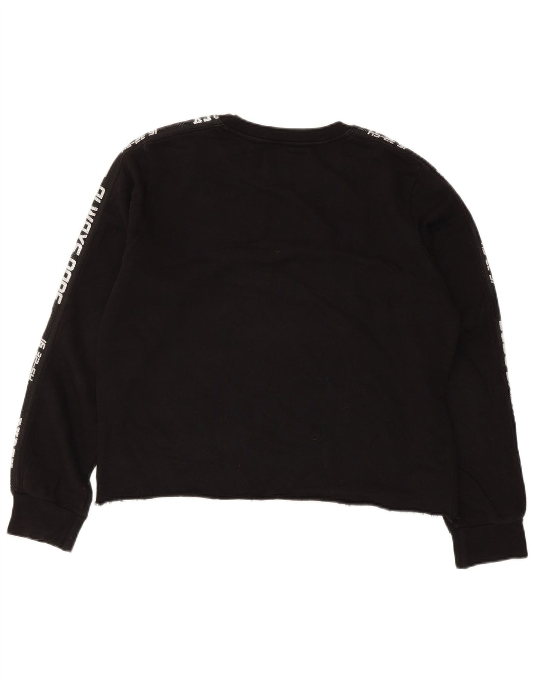 Pulover PYREX pentru femei Crop Graphic Pulover UK 16, mare, negru, bumbac