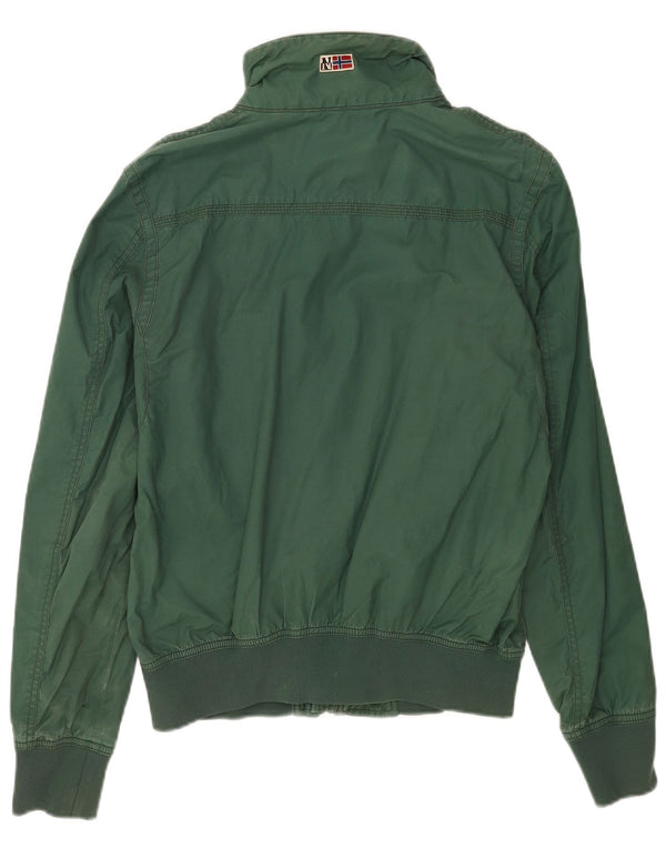 Jachetă Napapijri Geographic Bomber pentru bărbați UK 36 Small Green