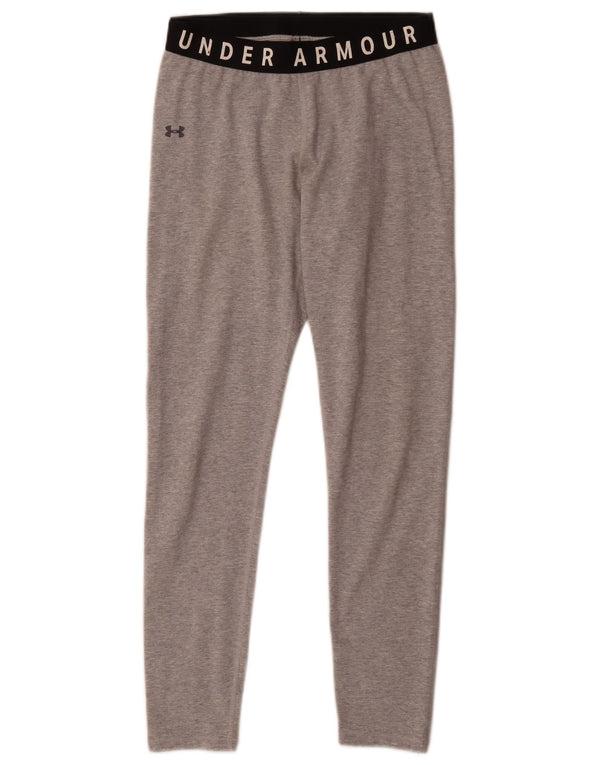 Leggings grafici pentru femei Under Armour UK 14 Medium Grey Flecked