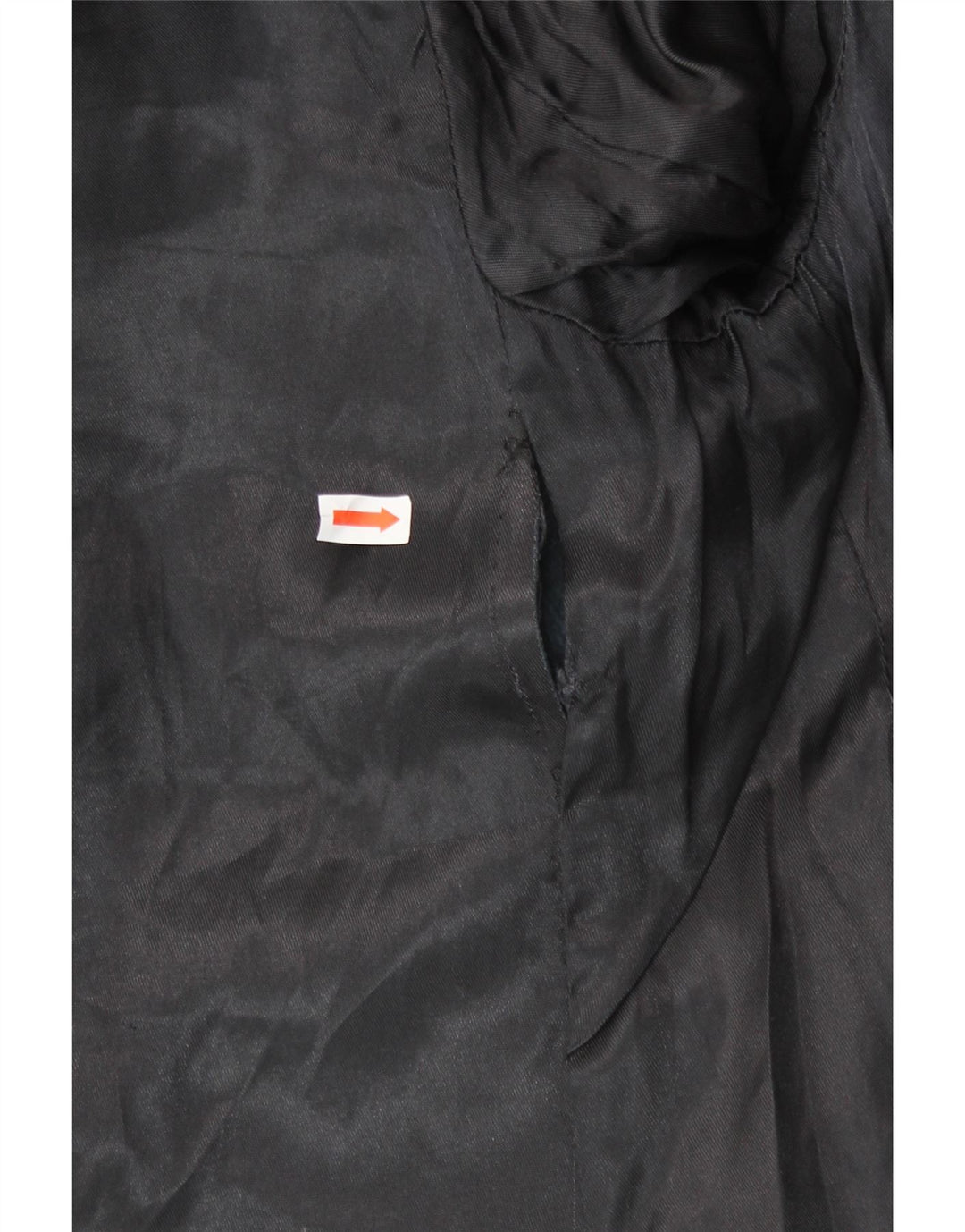 VINTAGE Palton din piele dublu pentru femei UK 14 Medium Black