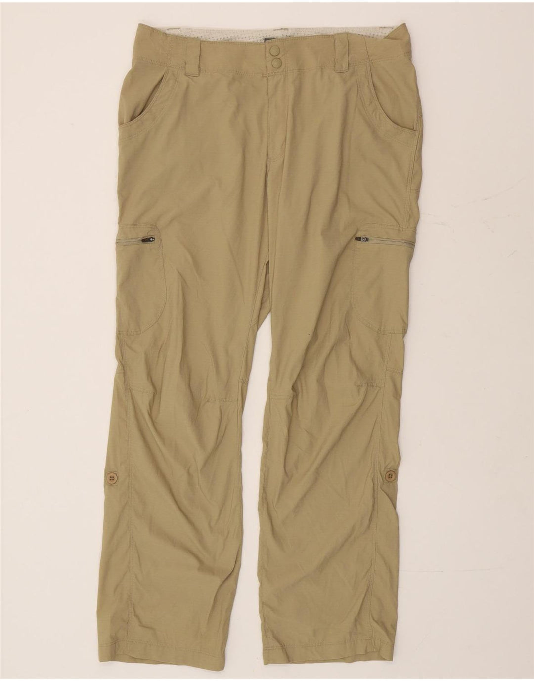 Pantaloni cargo drepti pentru femei L.L.Bean L34 L30 Nailon kaki