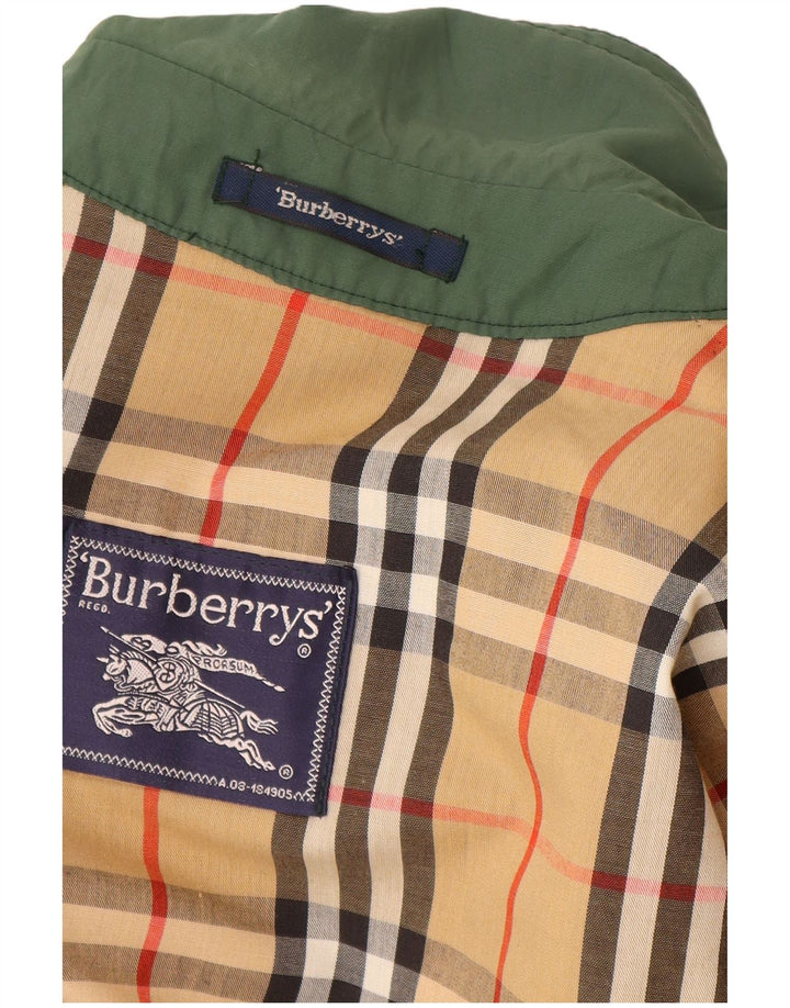 Jachetă pentru bărbați Burberrys IT 52, mare, verde, bumbac