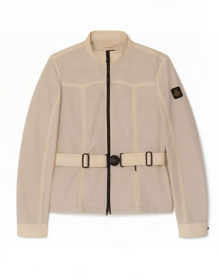Jachetă de ploaie pentru femei Refrigiwear UK 10, nailon, alb, mic