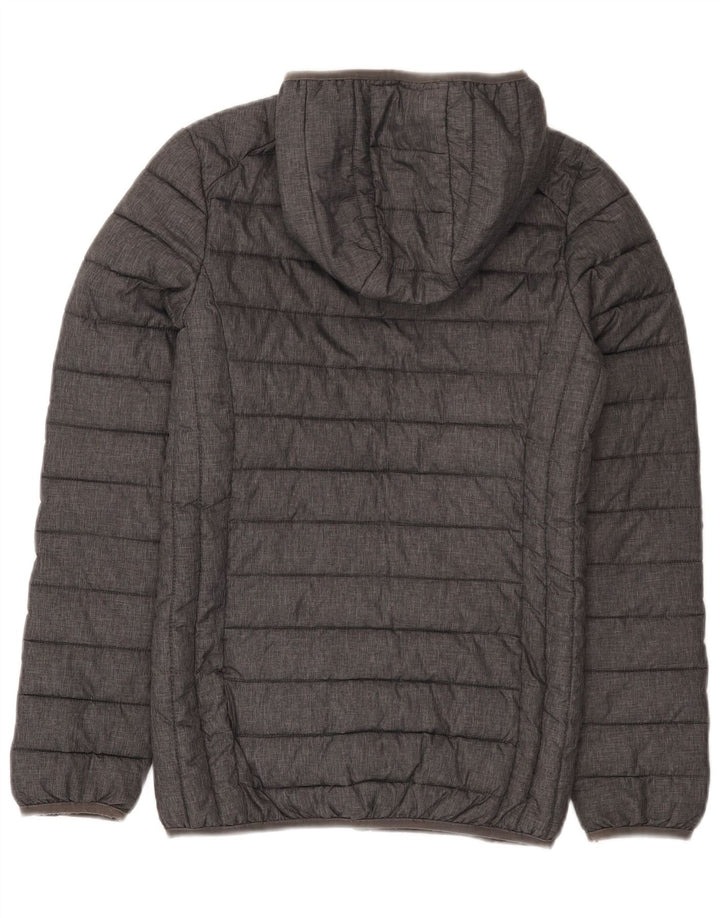 Jachetă căptușită cu glugă pentru femei Ellesse UK 6 XS nailon gri