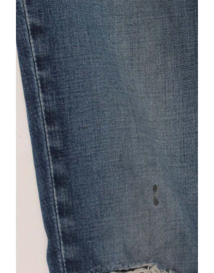 LEVI'S Mens 511 Distressed Slim Jeans W31 L32 Blue Cotton Vintage Levi's and Second-Hand Levi's from Messina Hembry 