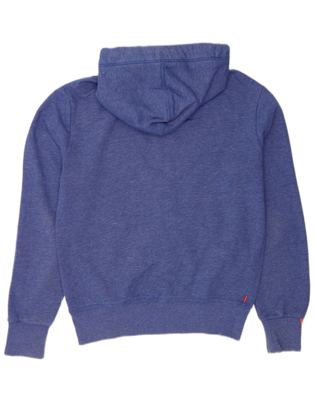 Pulover Superdry pentru bărbați, cu fermoar, bumbac albastru mediu