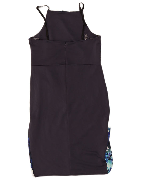 Rochie bodycon pentru femei Lipsy UK 14 mare, albastru, poliester floral