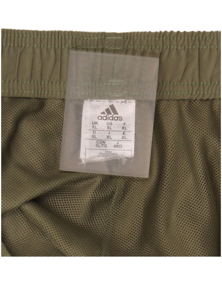 Pantaloni scurți sport pentru bărbați Adidas XL poliester verde