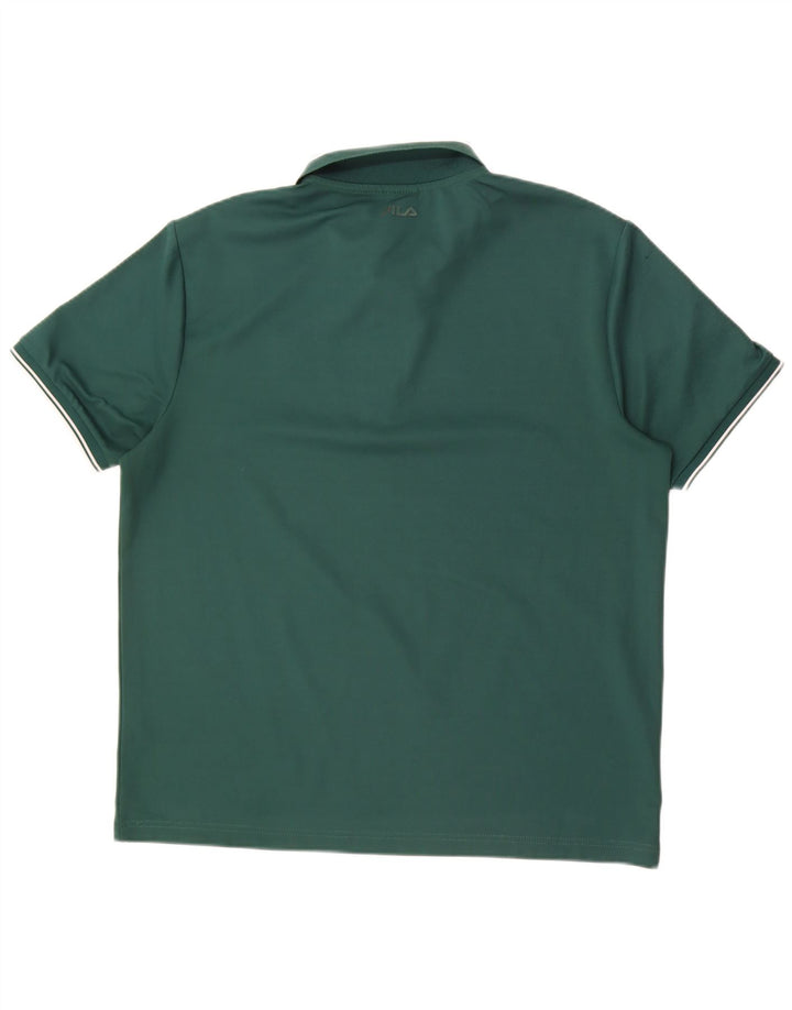 Tricou polo Fila pentru bărbați XL Poliester verde