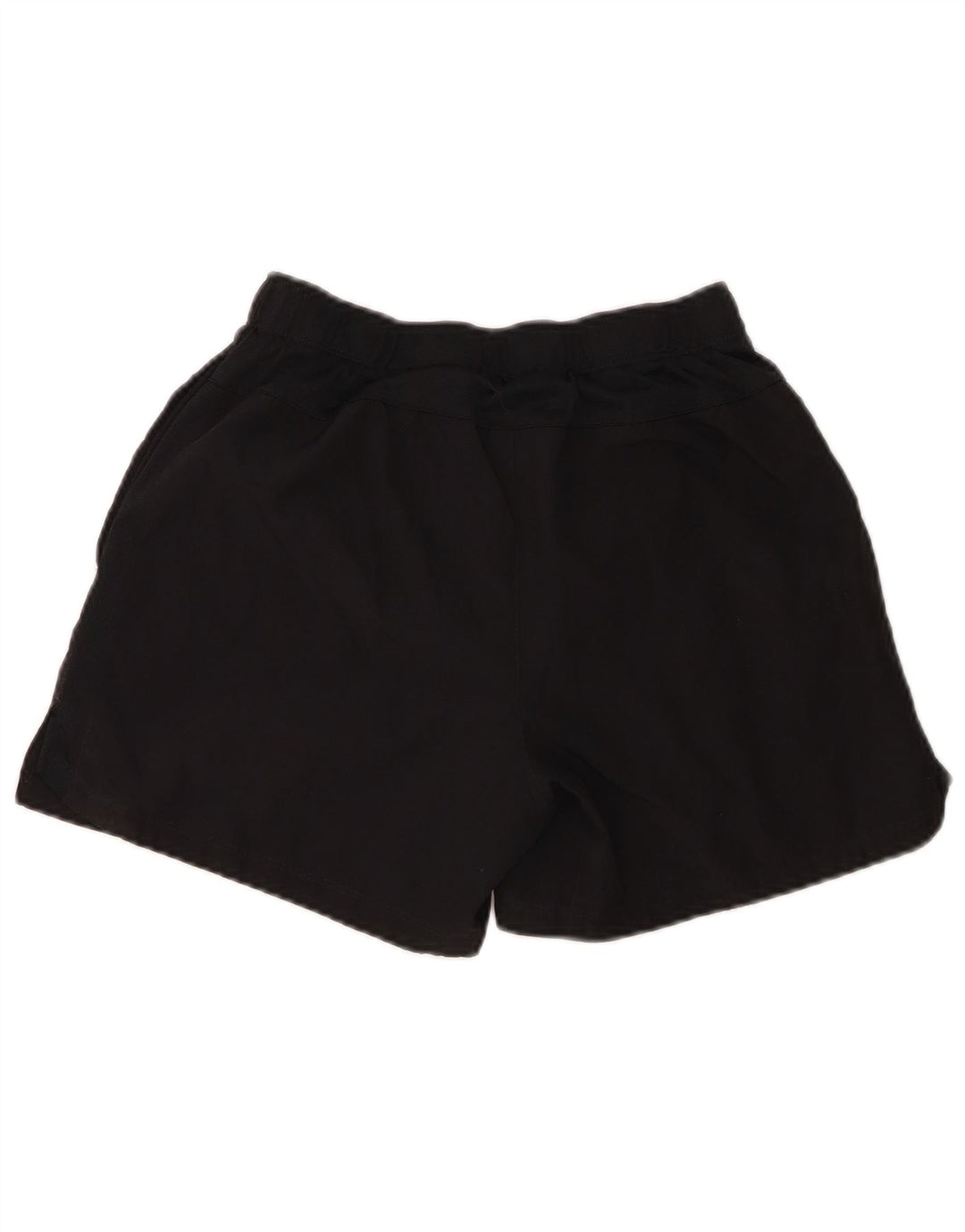 Pantaloni scurți sport Nike Dri Fit pentru femei, poliester mediu negru